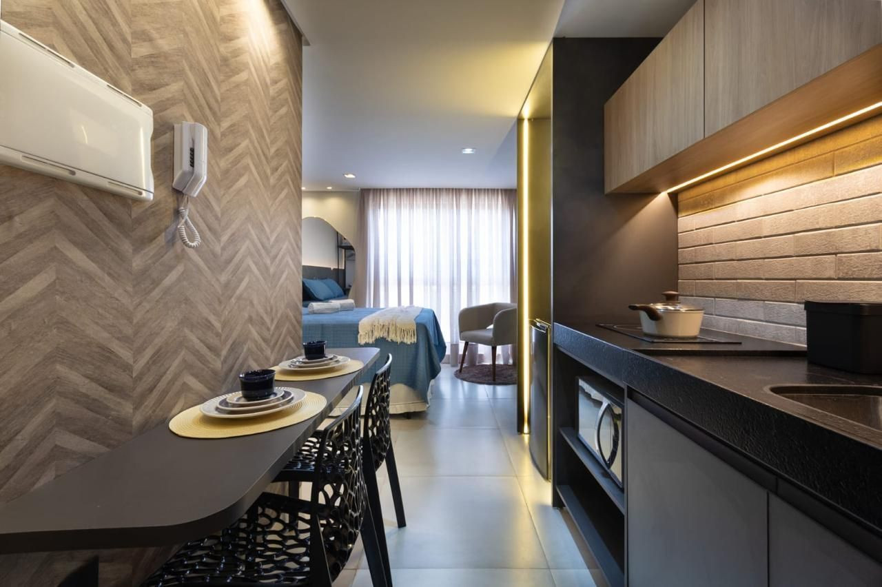 Flat com 1 dormitório à venda, 22 m² por R$ 350.000 - Intermar...