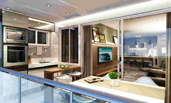 Apartamento com 3 dormitórios à venda, 84 m² por R$ 681.992,72...