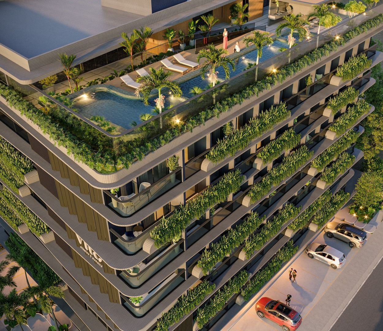 Flat com 1 dormitório à venda, 21 m² por R$ 284.427,13 - Manaí...