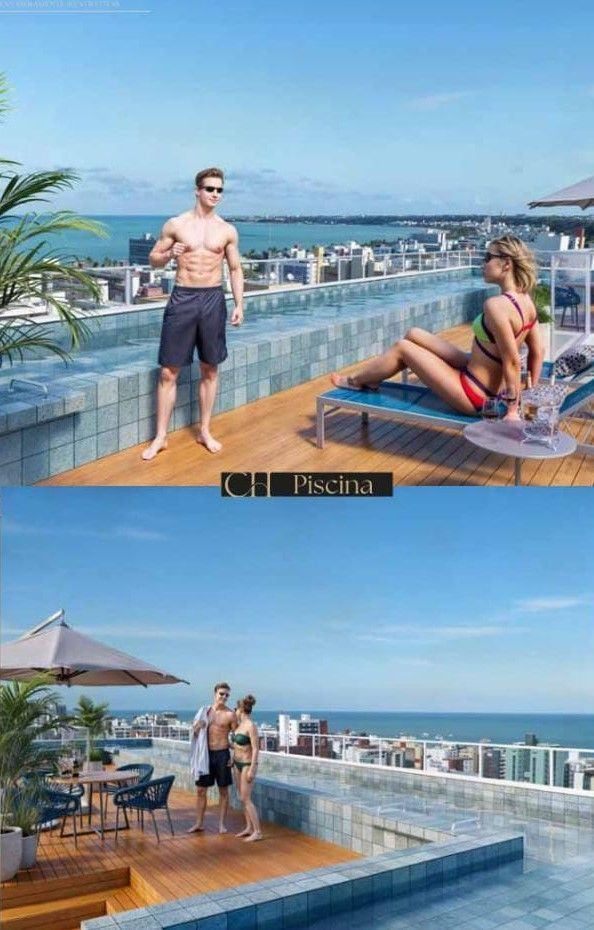 Flat com 1 dormitório à venda, 28 m² por R$ 360.000,00 - Cabo ...