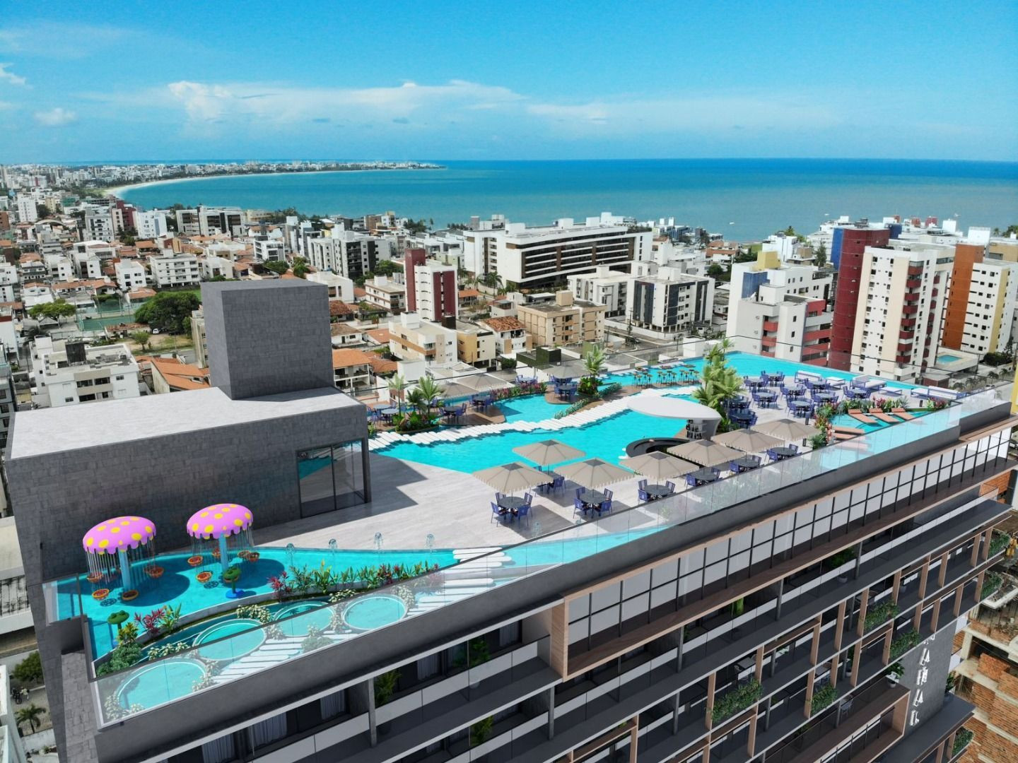 Flat com 1 dormitório à venda, 24 m² por R$ 325.833,03 - Bessa...