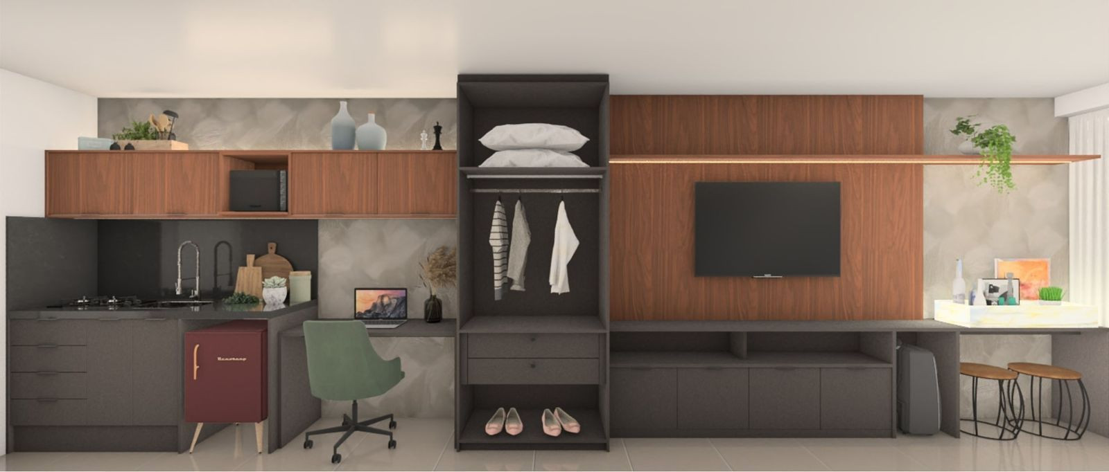 Flat com 1 dormitório à venda, 24 m² por R$ 325.833,03 - Bessa...