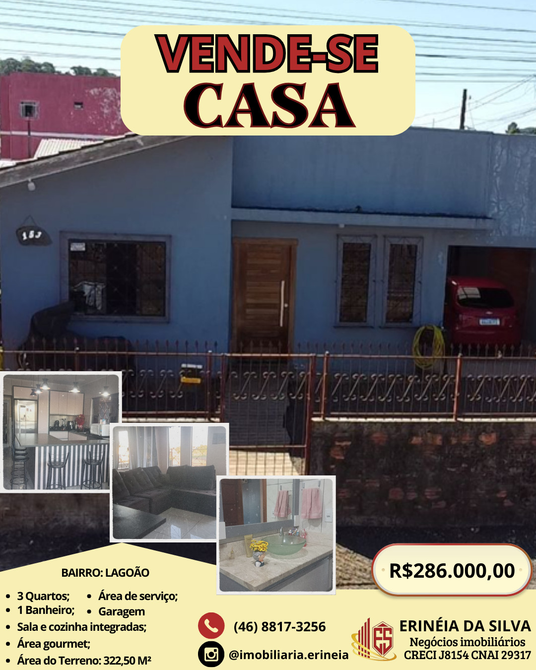 Excelente casa disponível para venda no bairro Lagoão