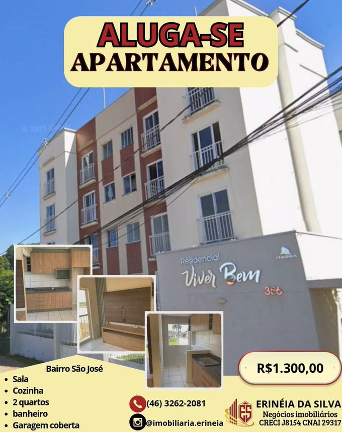Aparatamento disponivel para locação.