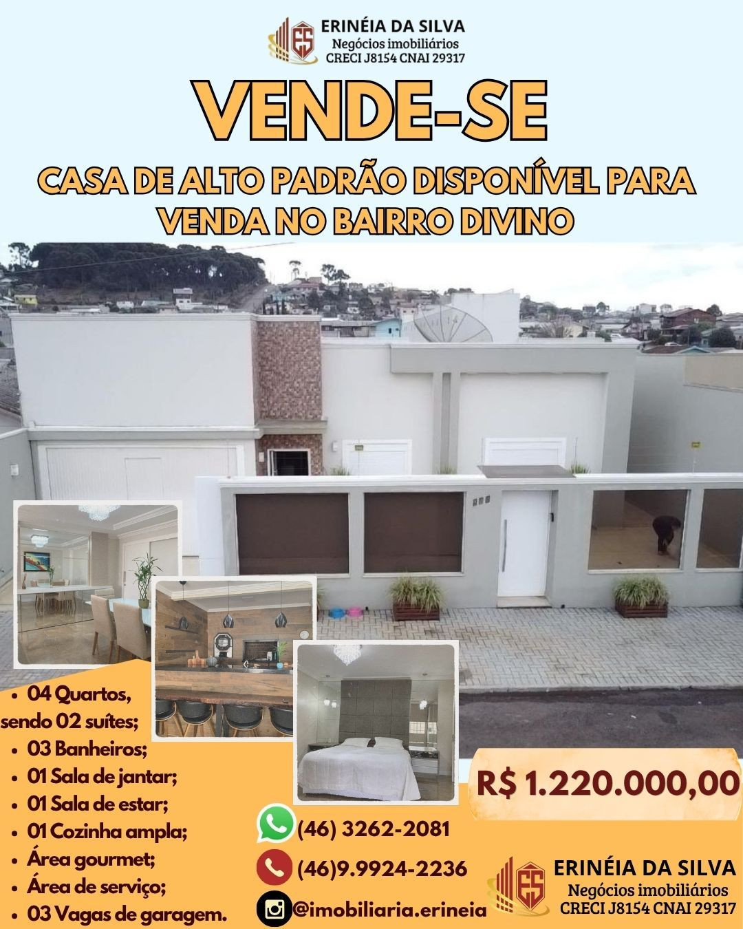 CASA DISPONÍVEL PARA VENDA NO BAIRRO DIVINO