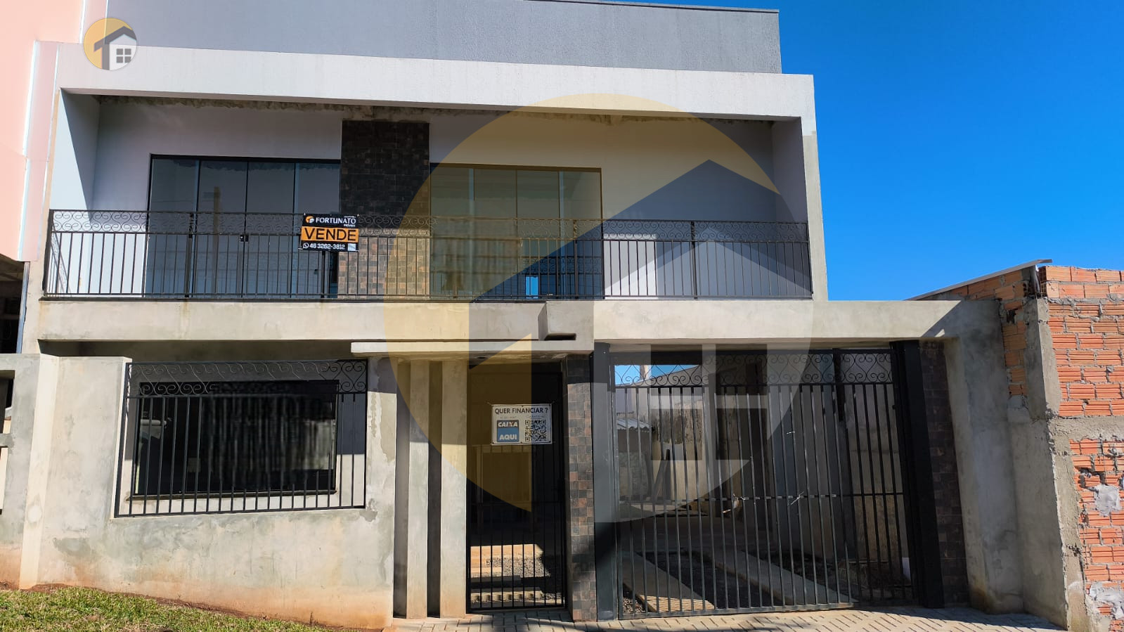 VENDE-SE SOBRADO NOVO EM FASE DE ACABAMENTO