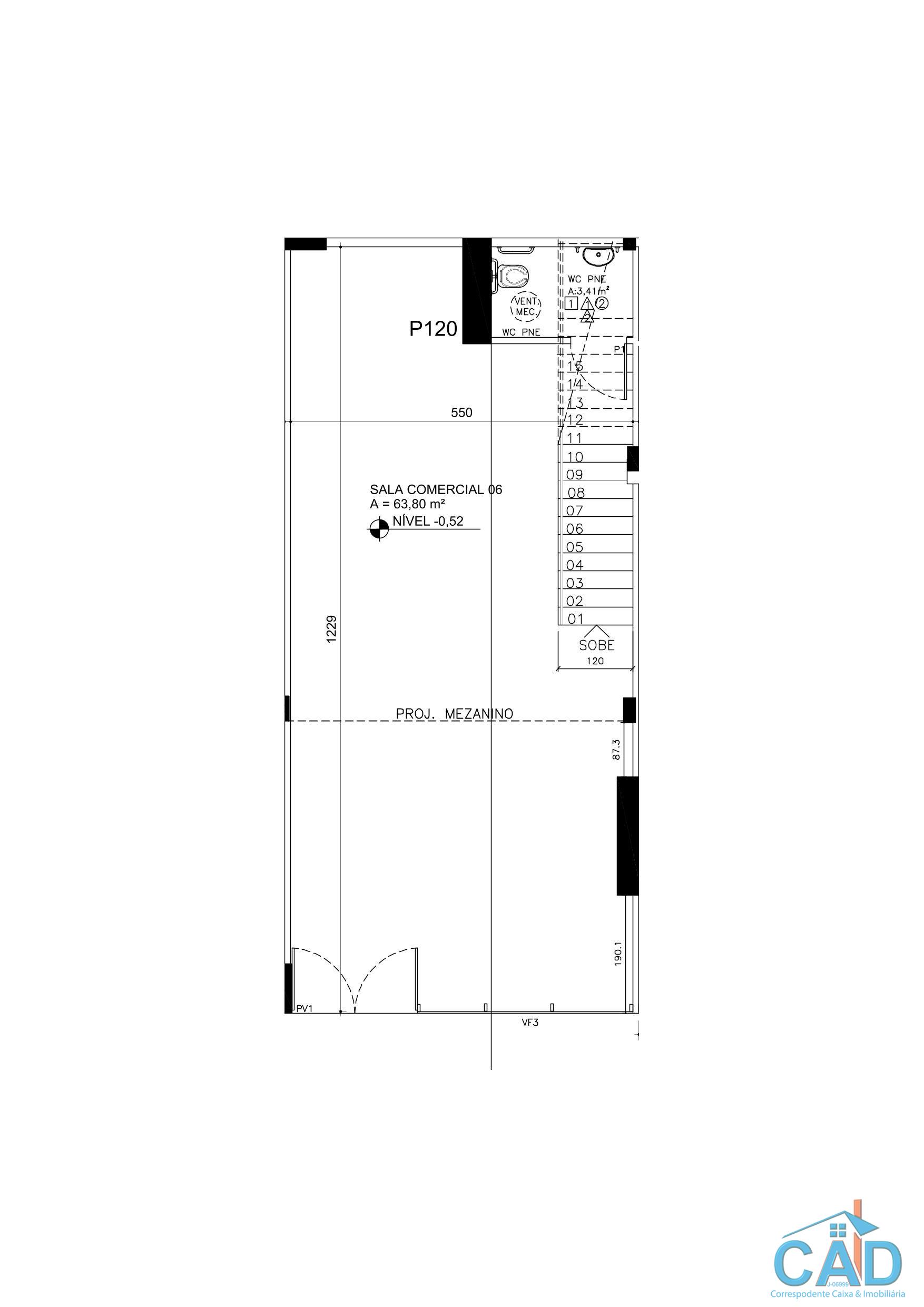 CAD correspondente caixa e Imobiliria