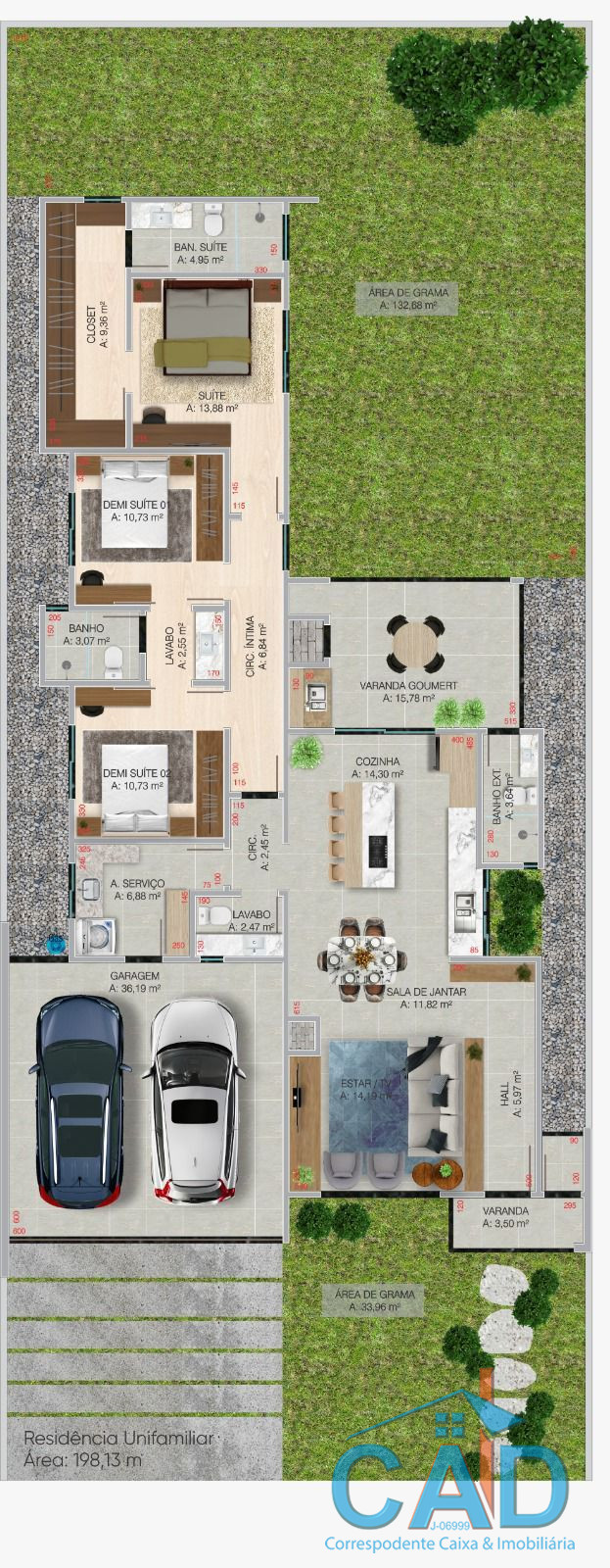 CAD correspondente caixa e Imobili�ria