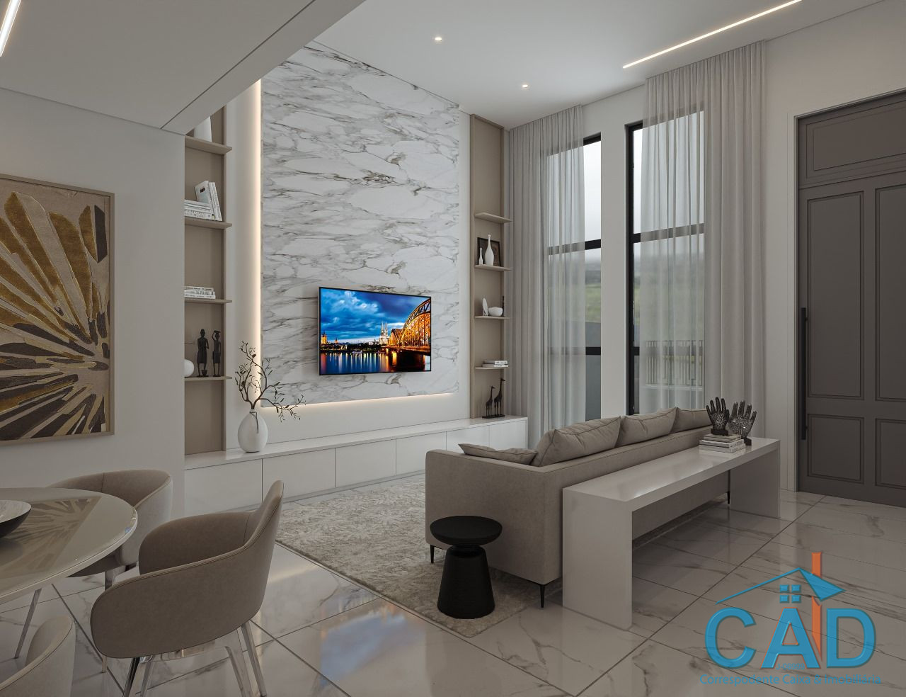 CAD correspondente caixa e Imobili�ria