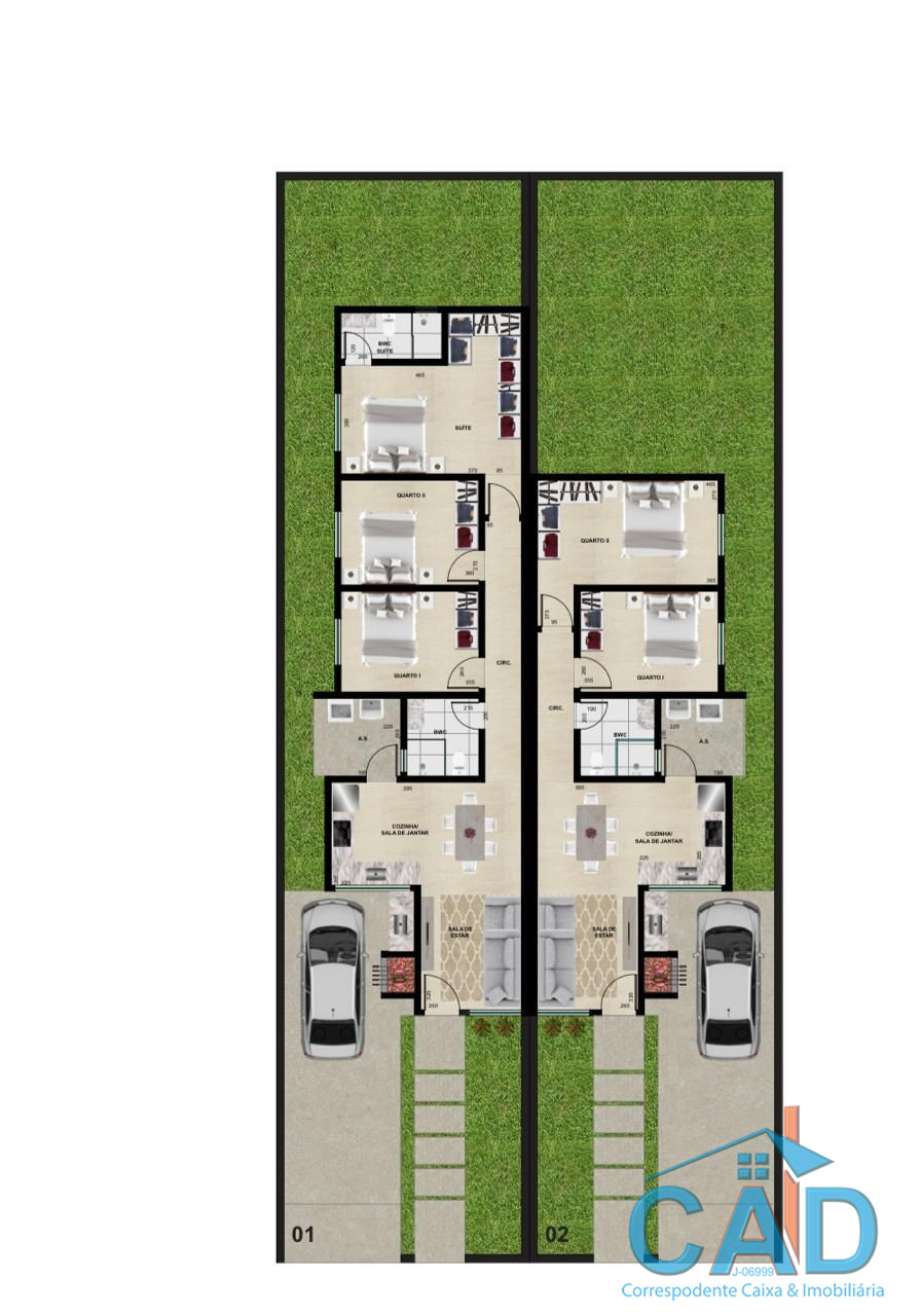 CAD correspondente caixa e Imobili�ria