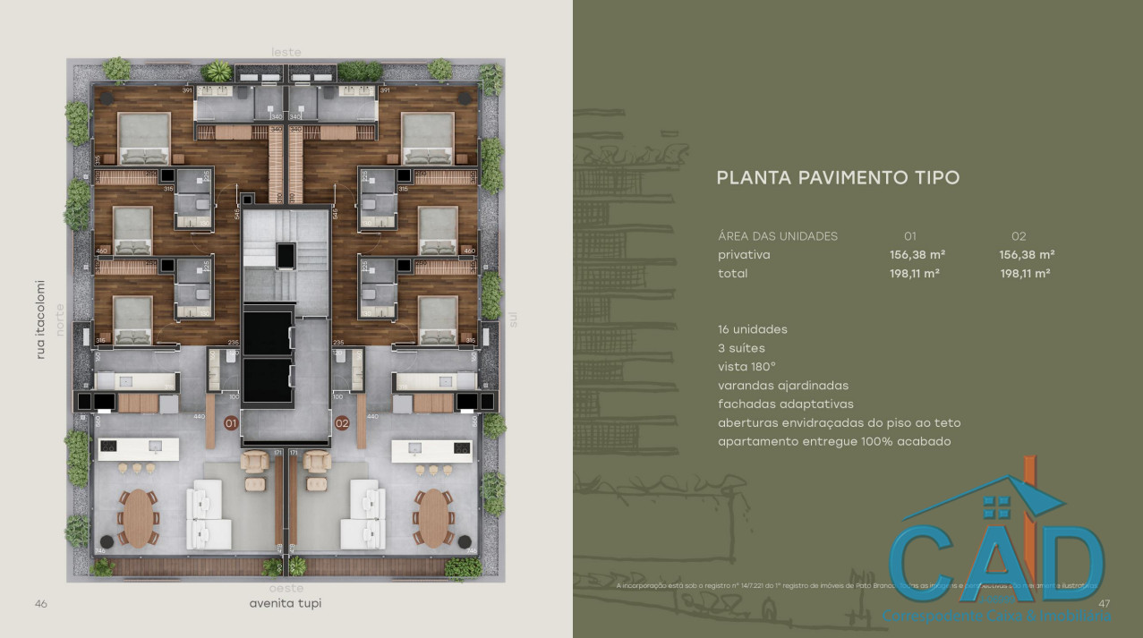 CAD correspondente caixa e Imobili�ria