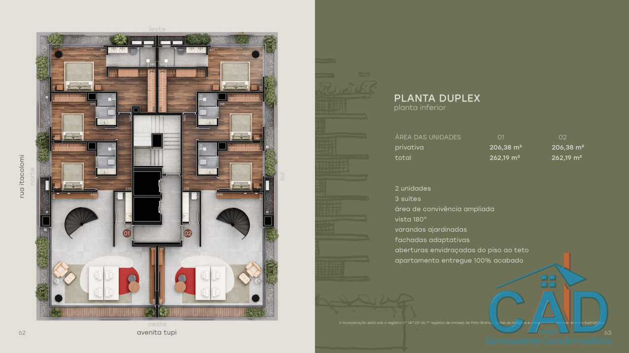 CAD correspondente caixa e Imobili�ria