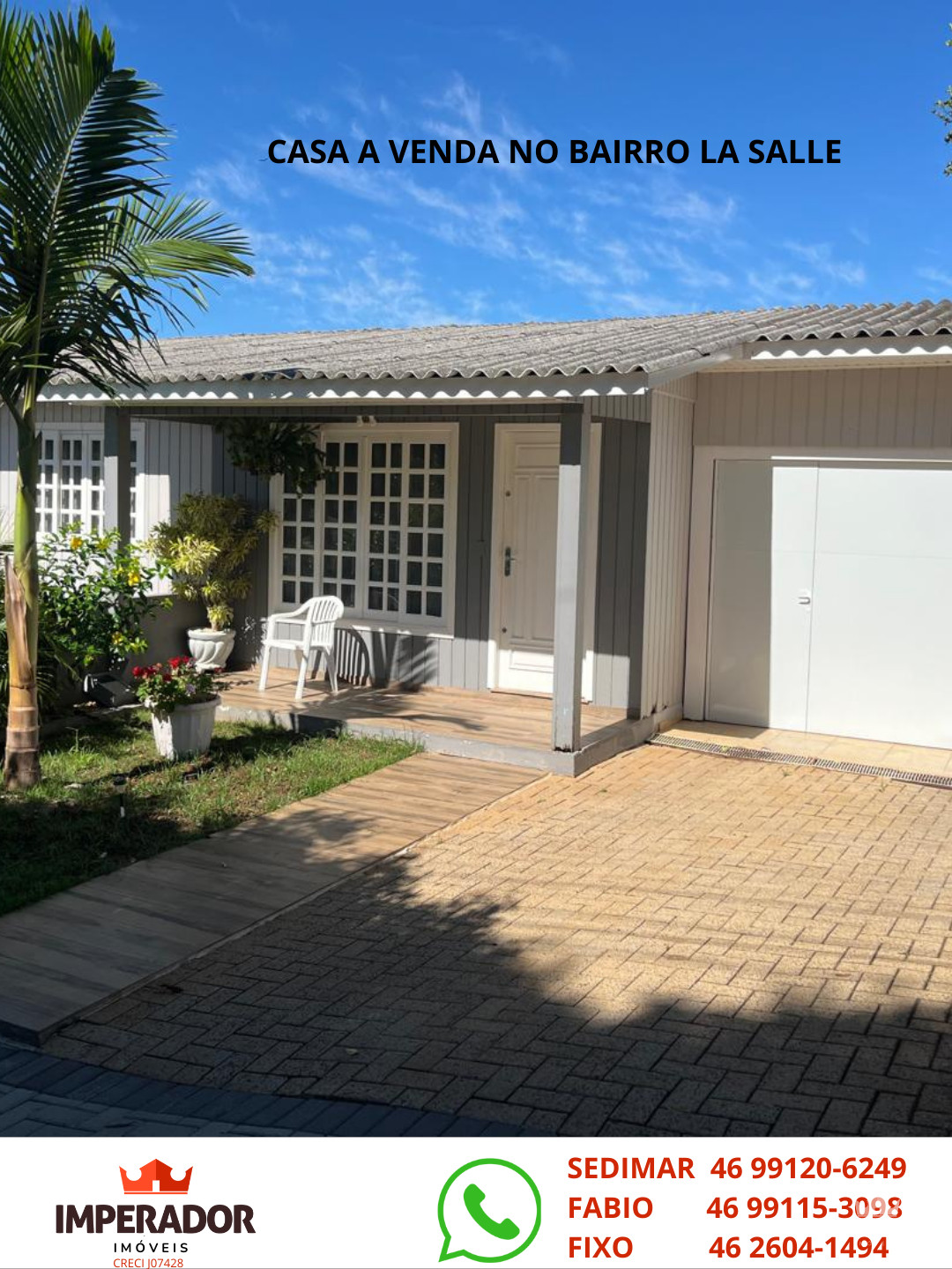 CASA A VENDA NO BAIRRO LA SALLE