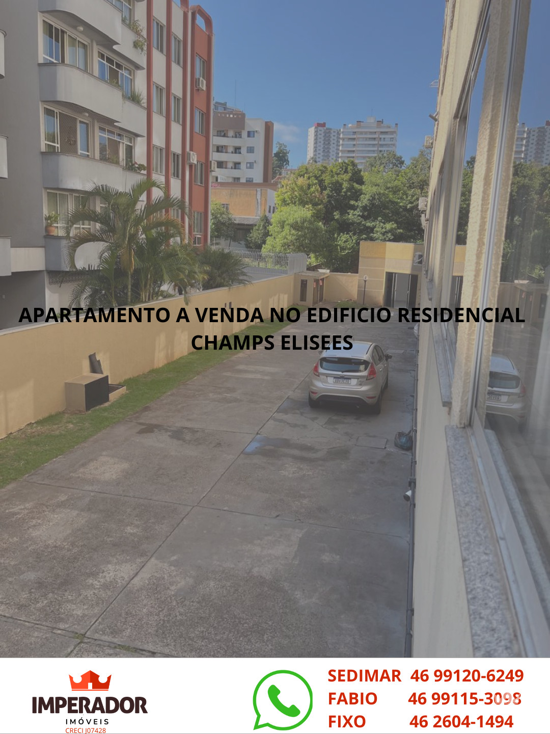 APARTAMENTO A VENDA NO EDIFICIO RESIDENCIAL CHAMPS ELISEES