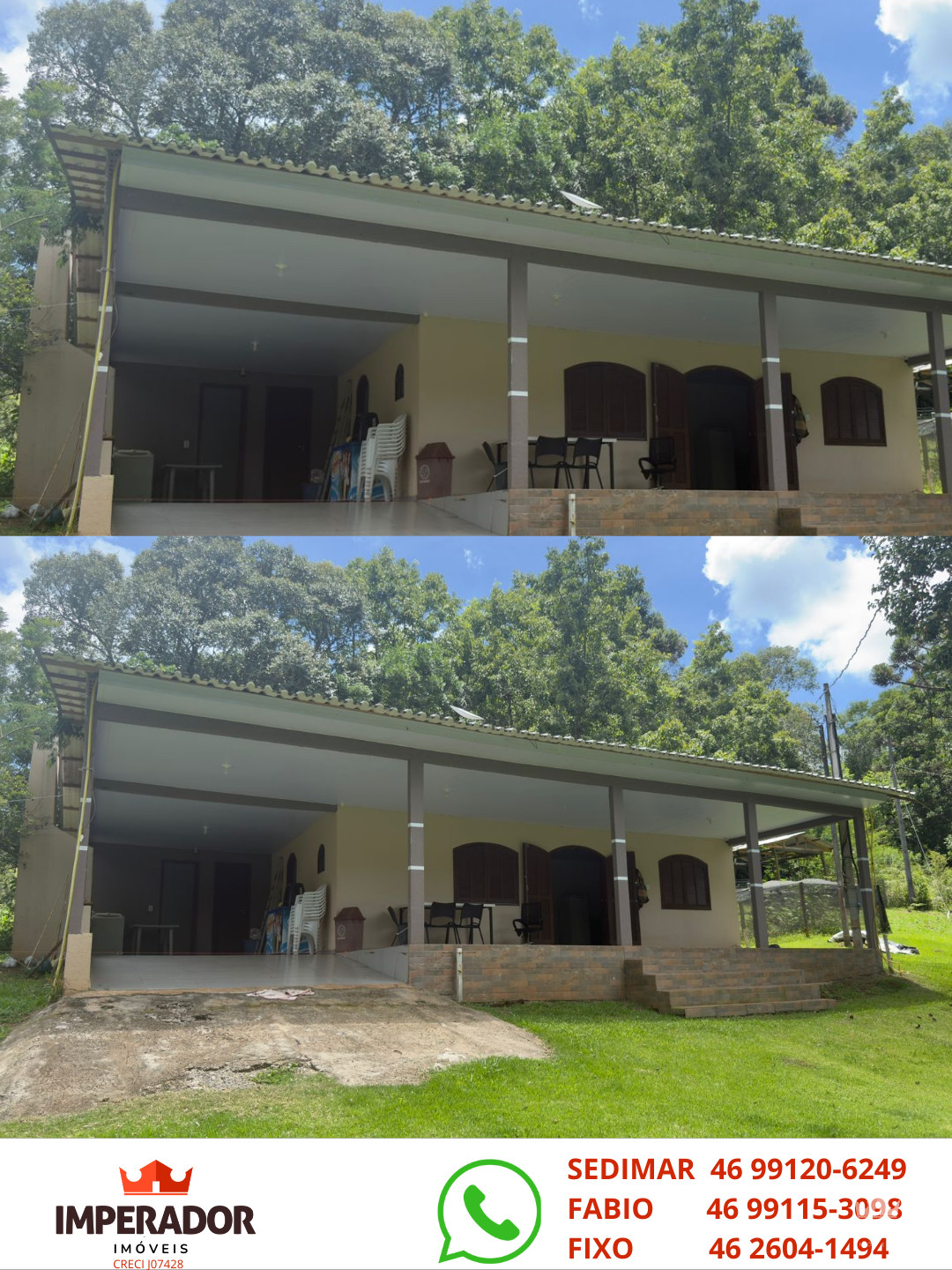 EXCELENTE CHACARA A VENDA LOCALIZADA EM HONORIO SERPA