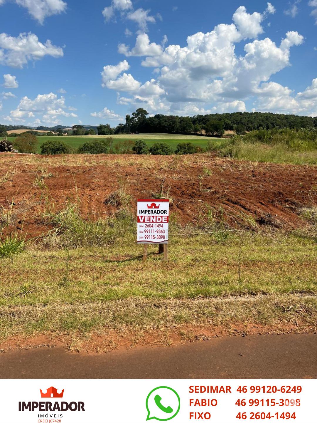 TERRENO A VENDA EM VITORINO