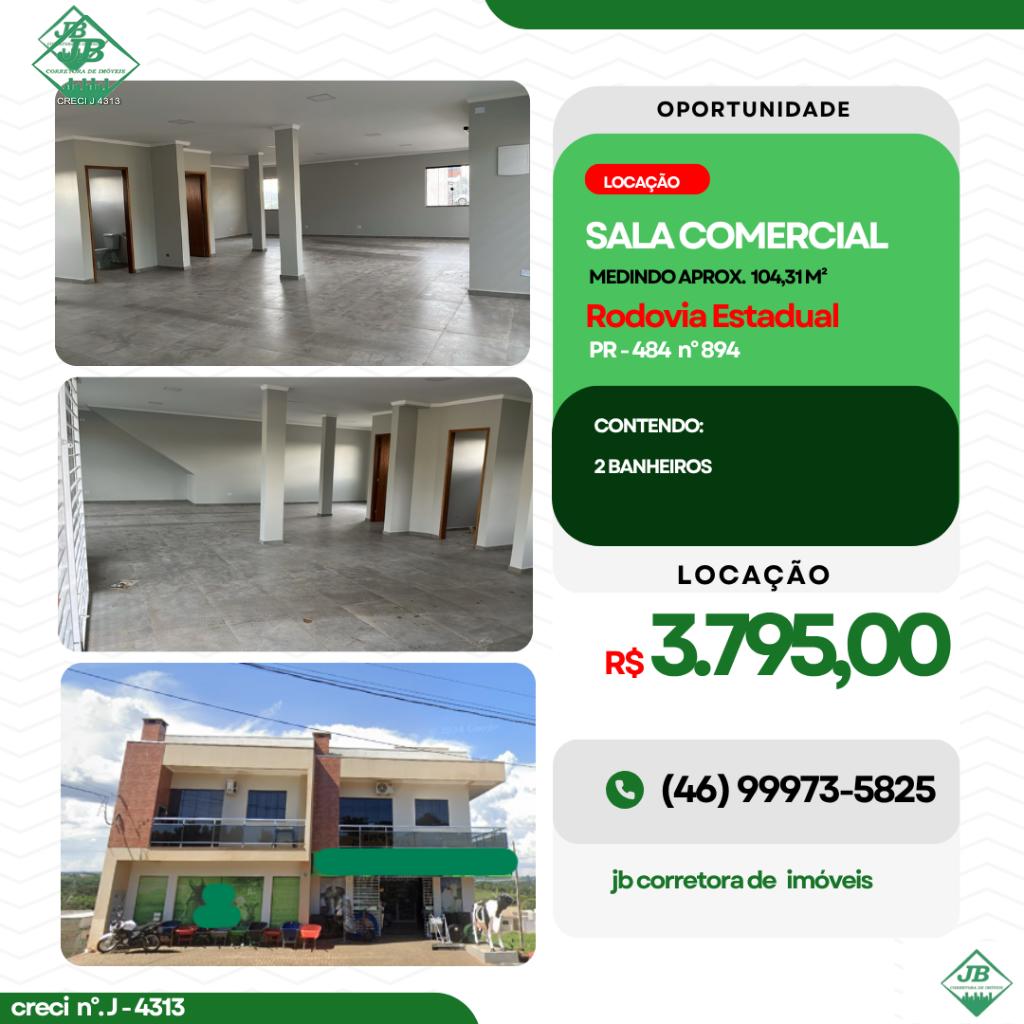 SALA COMERCIAL PARA LOCA??O
