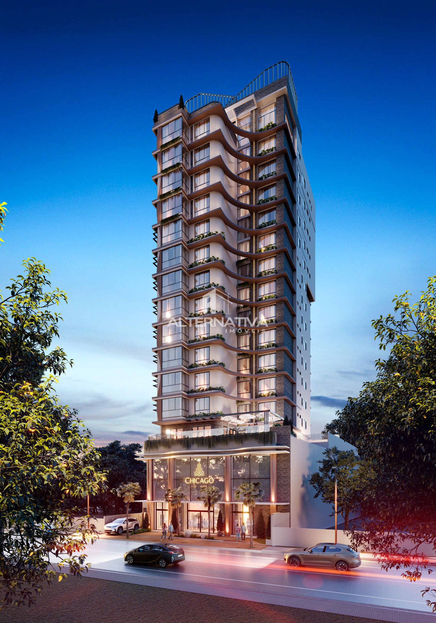 COBERTURA EXCLUSIVA NO EDIFÍCIO CHICAGO