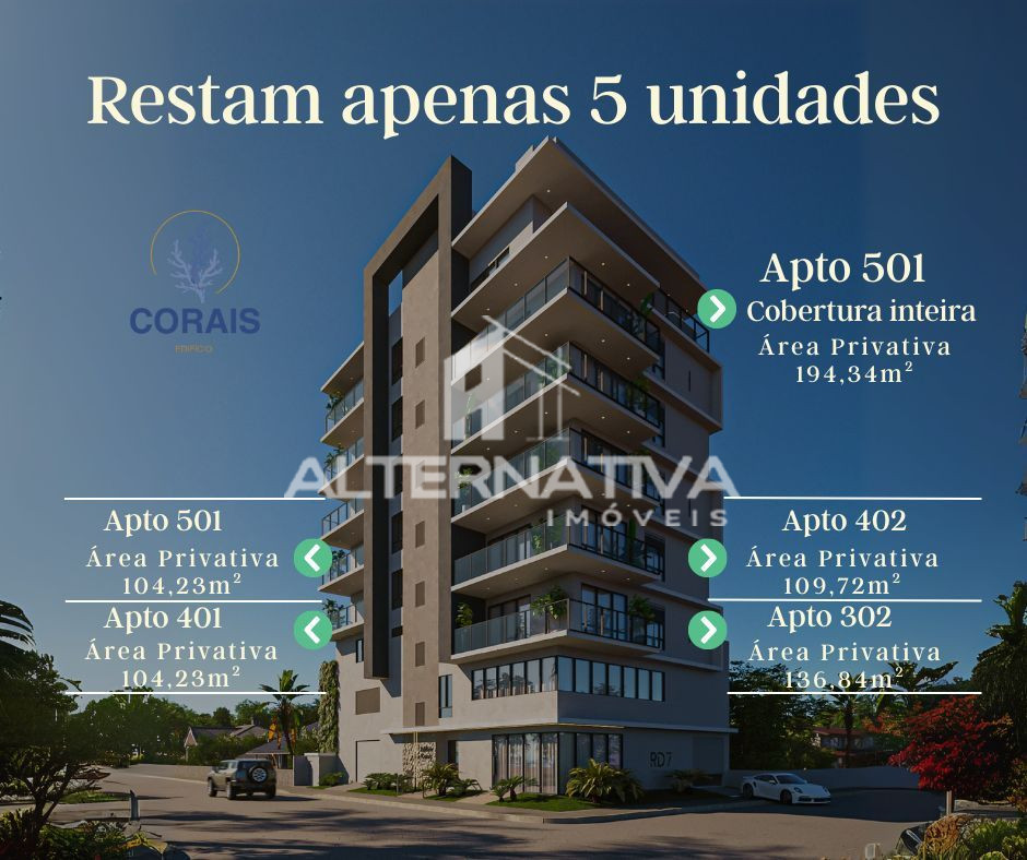 COBERTURA EXCLUSIVA NO EDIFÍCIO CORAIS, PENHA - SC