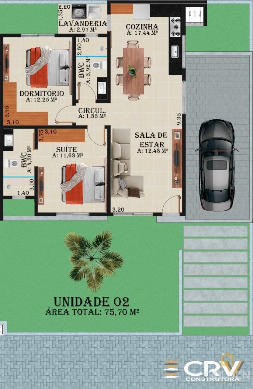 CASA EM FASE DE CONSTRUÇÃO NO LOT. CASAGRANDE