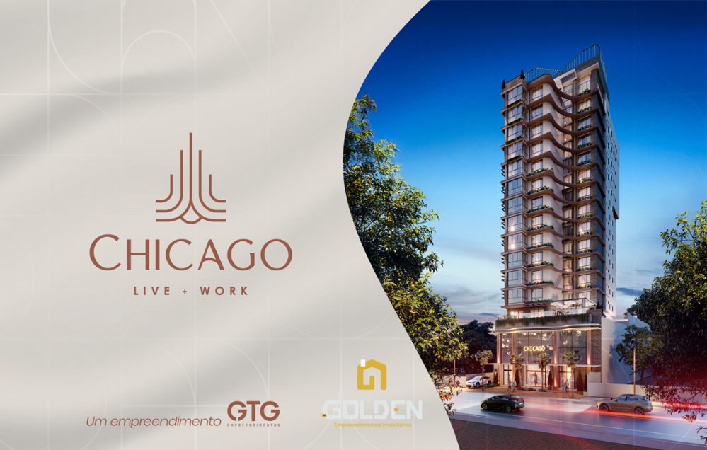 COBERTURA EXCLUSIVA NO CENTRO DE FCO BELTRÃO - EDIFICIO CHICAGO