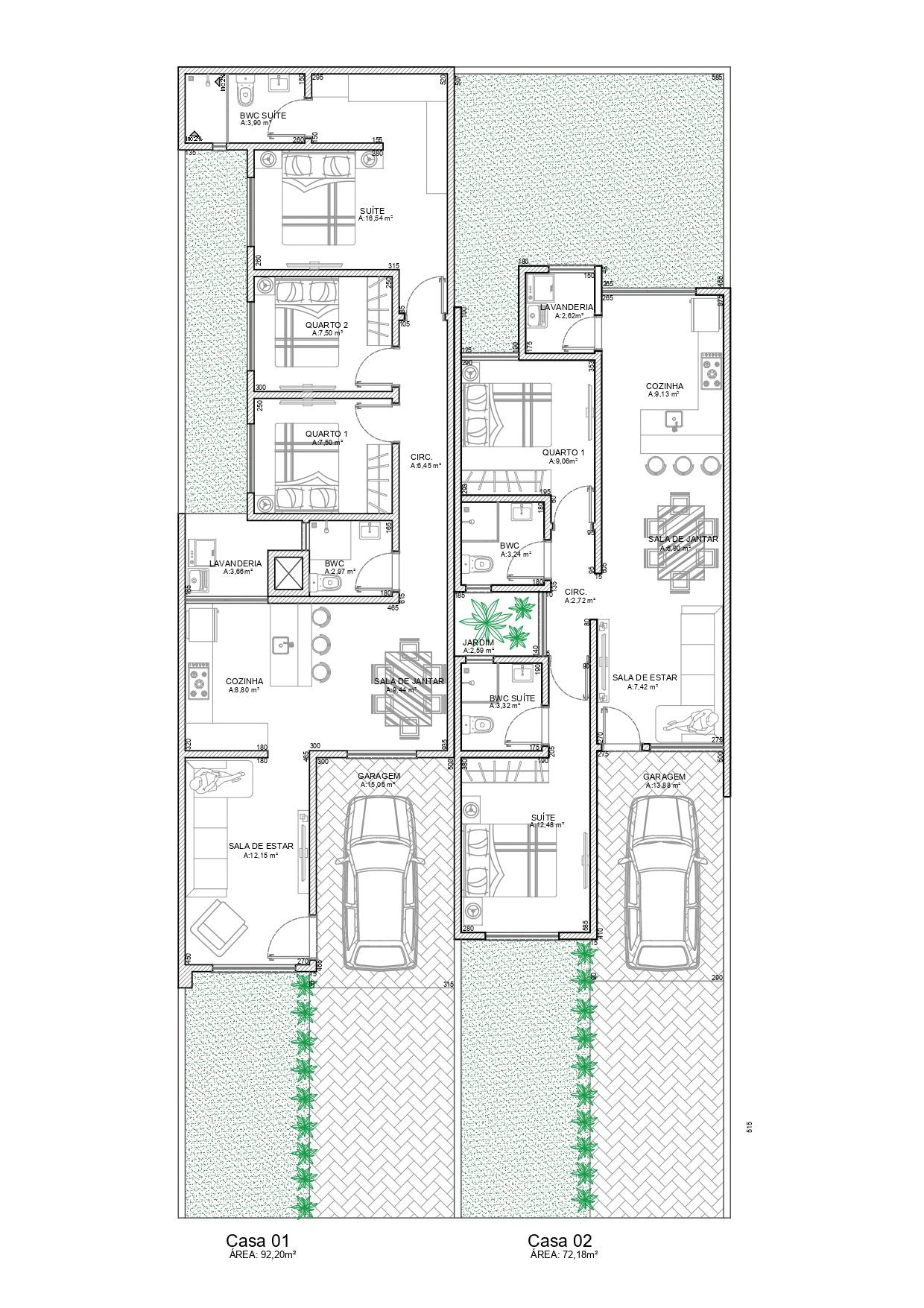Casa com três quartos em Construção - Bairro Seminário.