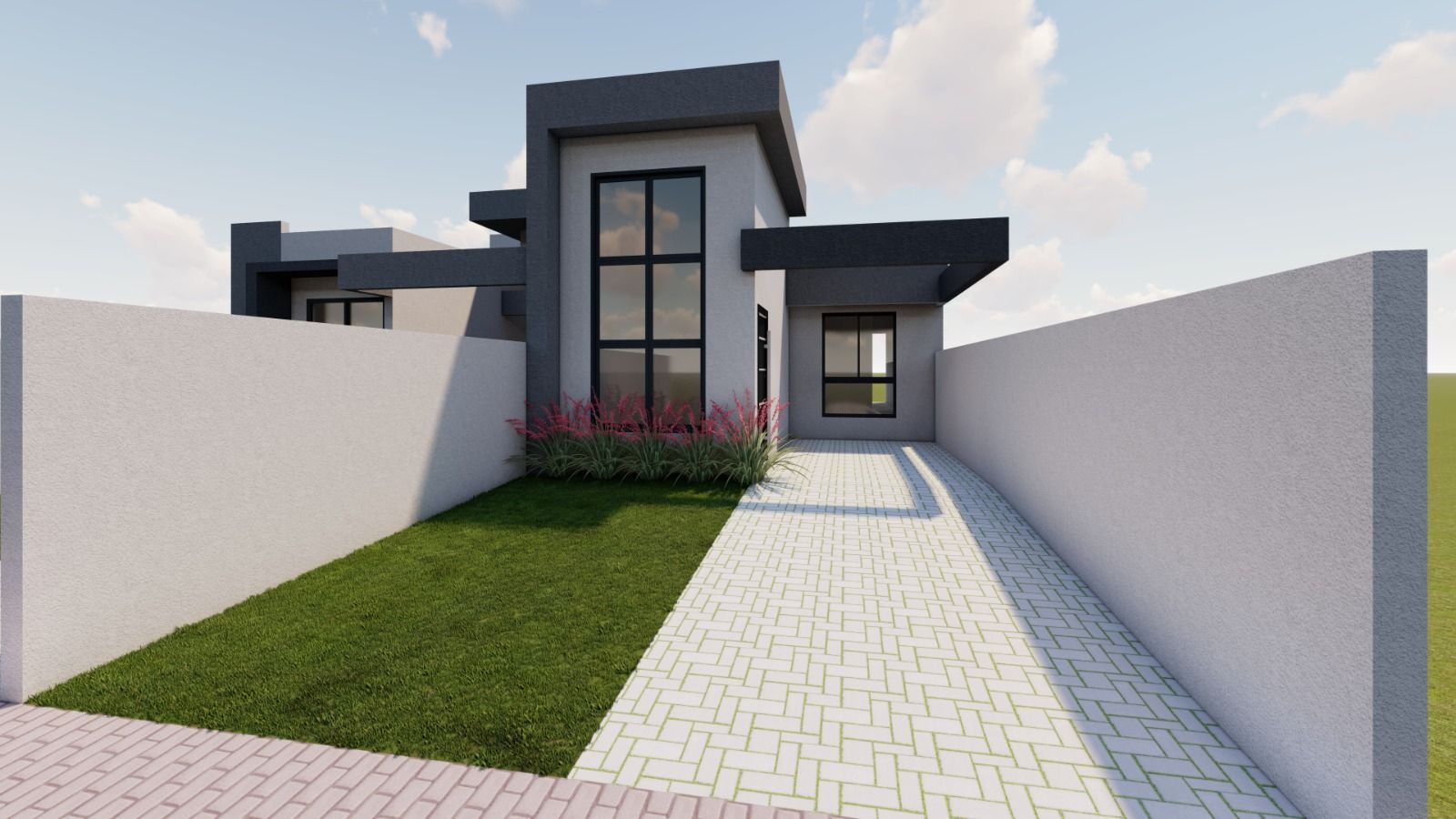 Casa em Construção no Bairro Seminário - Aceita financiamento.