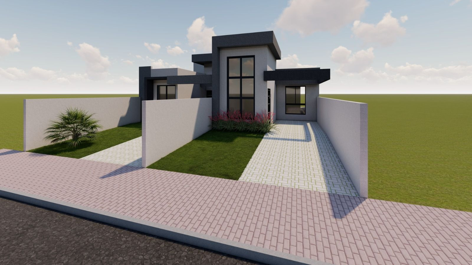 Casa em Construção no Bairro Seminário - Aceita financiamento.