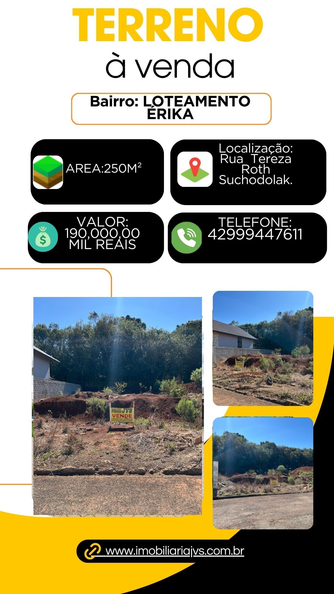 Imobiliria JVS imveis em Pitanga PR