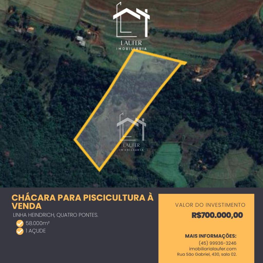 Chácara para piscicultura 