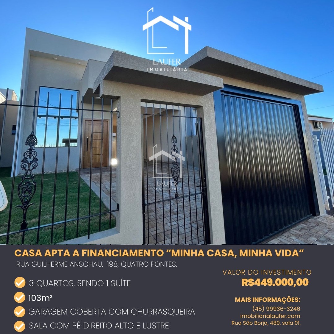 CASA APTA A FINANCIAMENTO MINHA CASA MINHA VIDA 