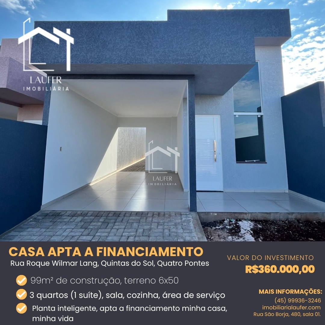 CASA APTA A FINANCIAMENTO 
