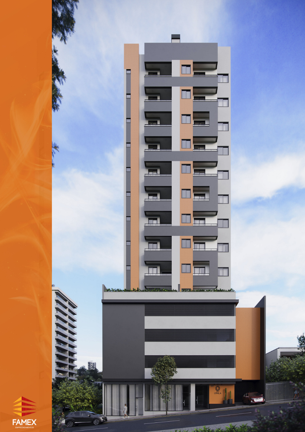 LANÇAMENTO - APARTAMENTOS NO CENTRO - EDIFÍCIO RESIDENCIAL OPALA