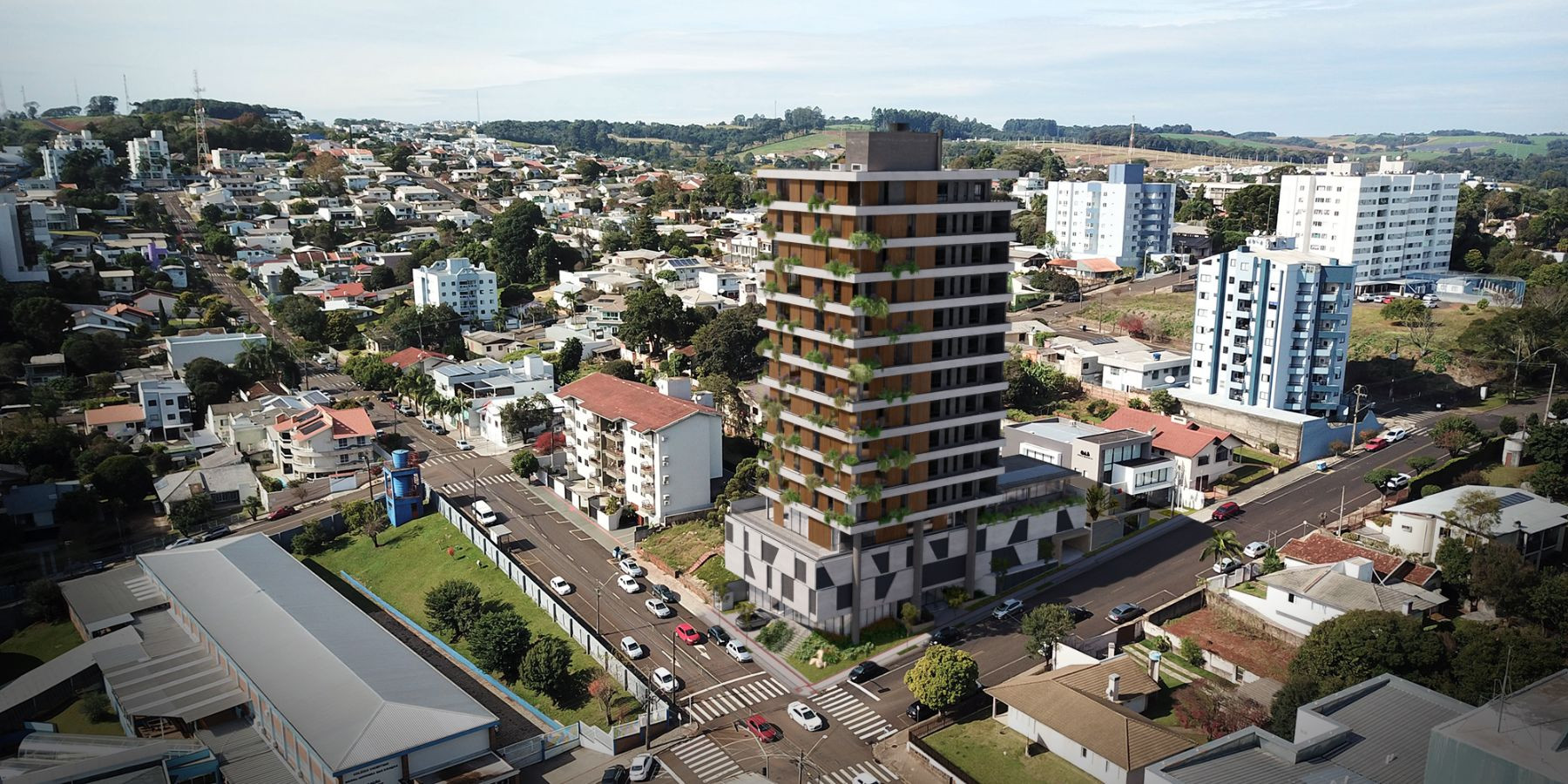 APARTAMENTOS COM TRES SUITES NO CENTRO DE PATO BRANCO