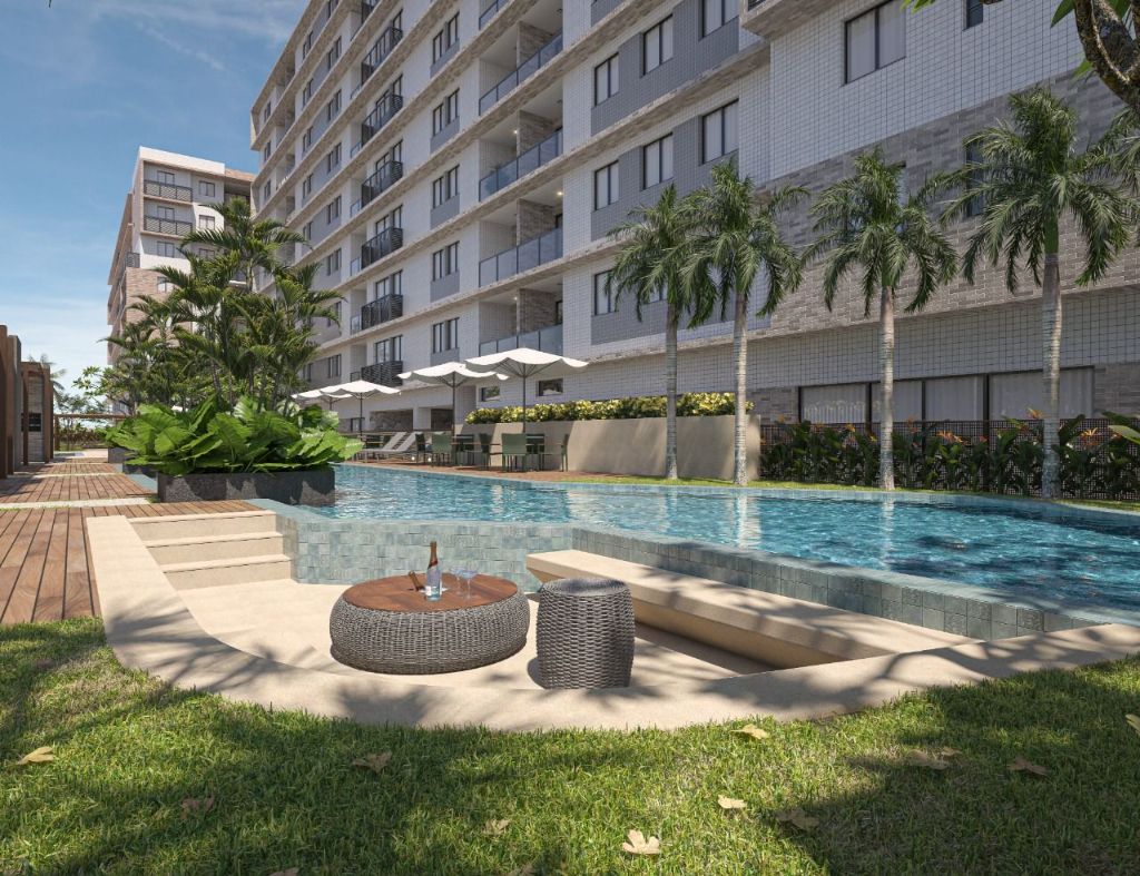 1 Apartamento de 37 m² Ponta de Campina - Cabedelo, à venda po...