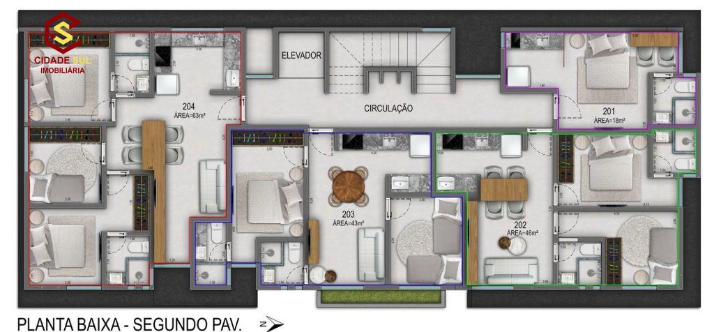 Lindo Apartamento á venda em Jardim São Paulo 02 quartos a par...