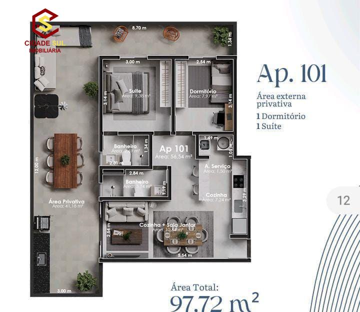 Apartamento á venda em Altiplano Cabo Branco por R$ 424 Mil, 2...