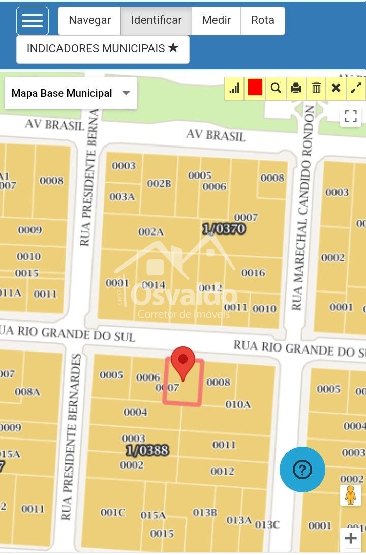 TERRENO NA RUA RIO GRANDE DO SUL (CENTRO)