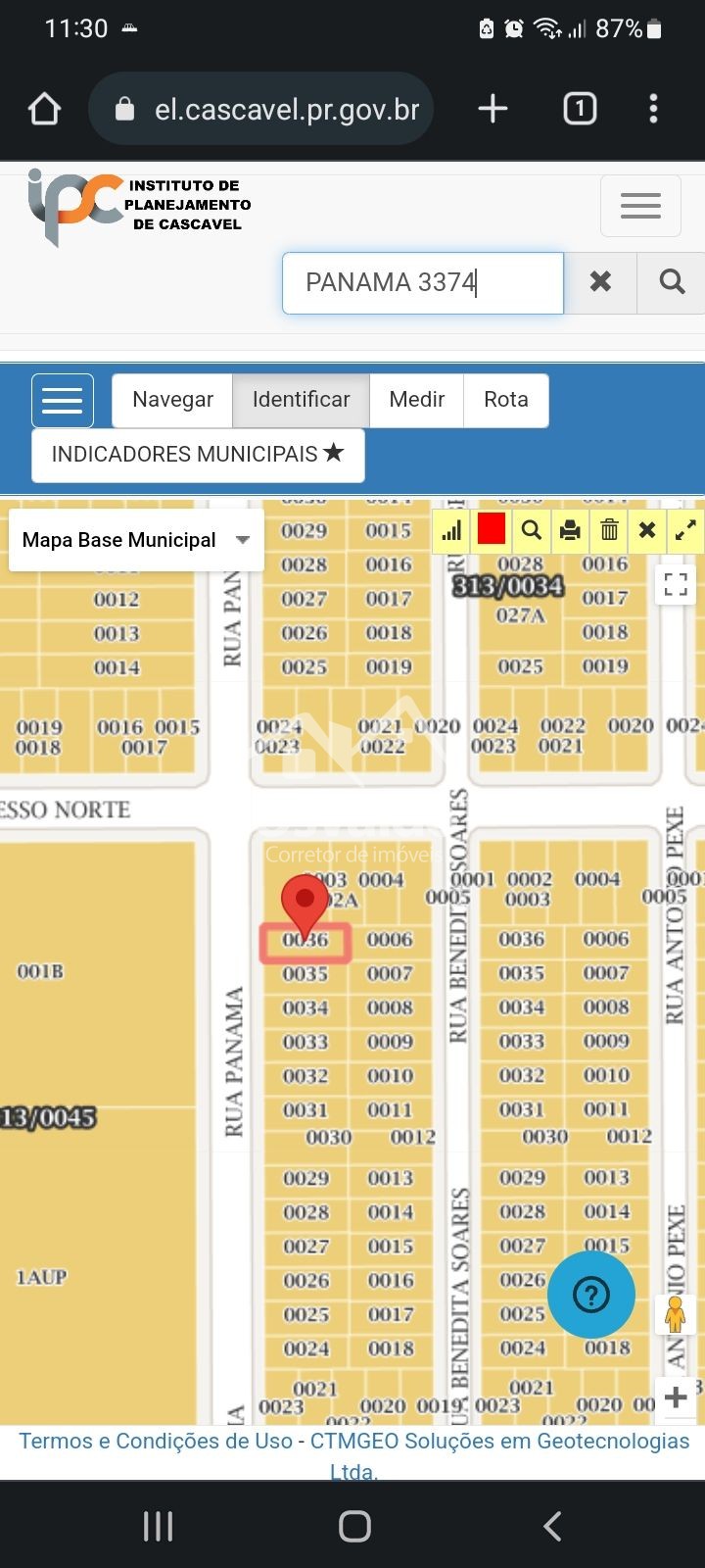 Terreno no Florais do Paran 