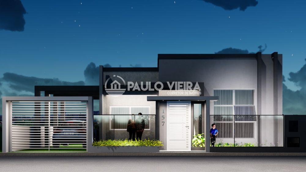 CASA MODERNA COM EDÍCULA EM FASE DE ACABAMENTO