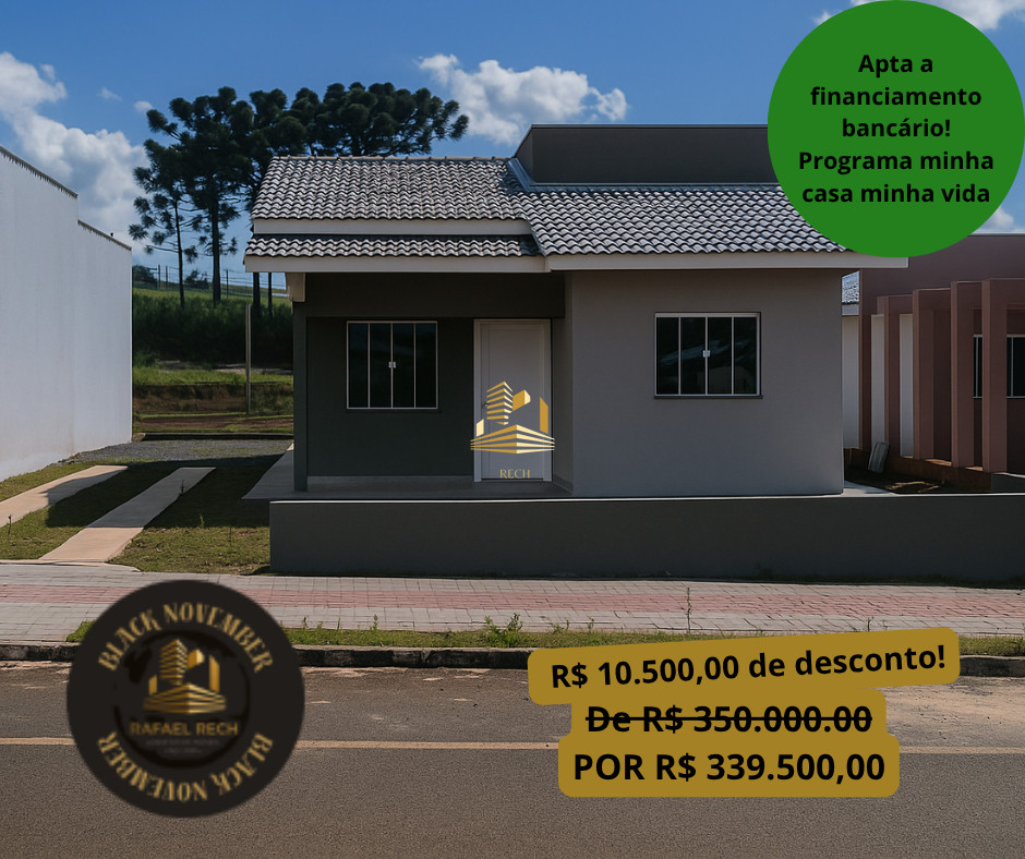 BLACK-LINDA CASA NOVA APTA A FINANCIAMENTO