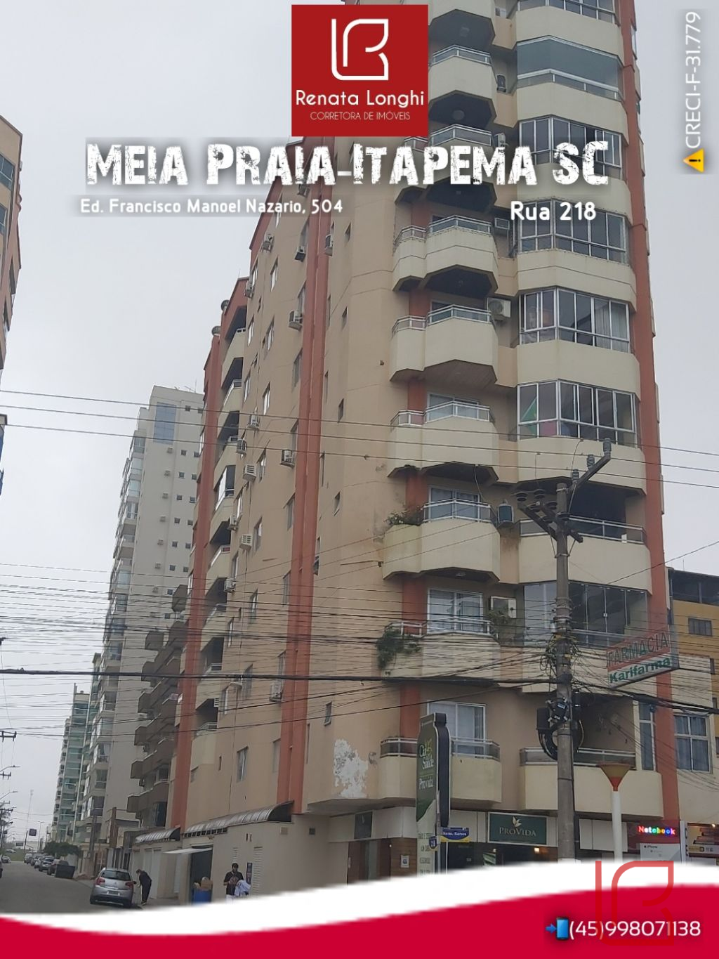 Apartamento Locação Temporada - Francisco Manoel Nazario 501