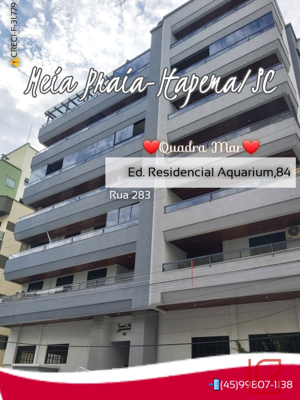 Apartamento Locação Temporada - Aquarium