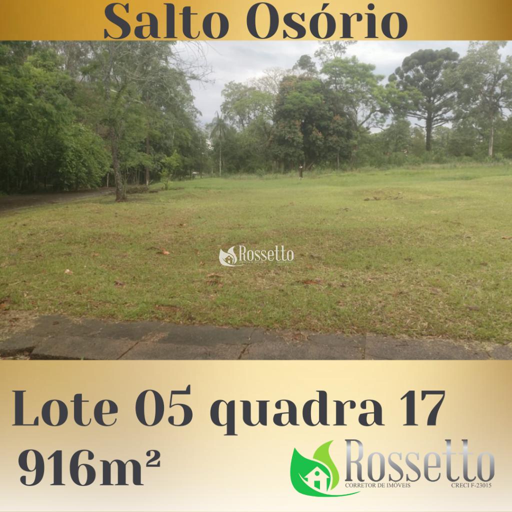 Lote de esquina em Salto Os?rio 