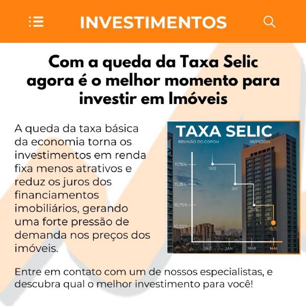 Chegou o melhor momento para investir em im�veis!