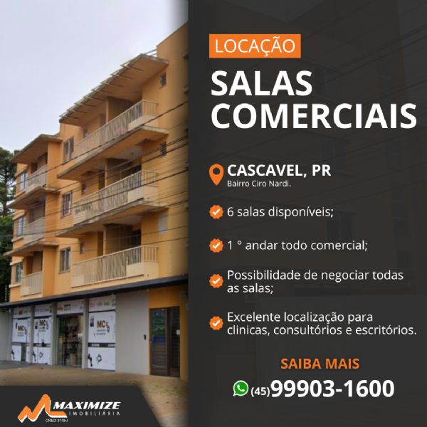 Loca��o de Salas Comerciais Exclusivas! 🌟