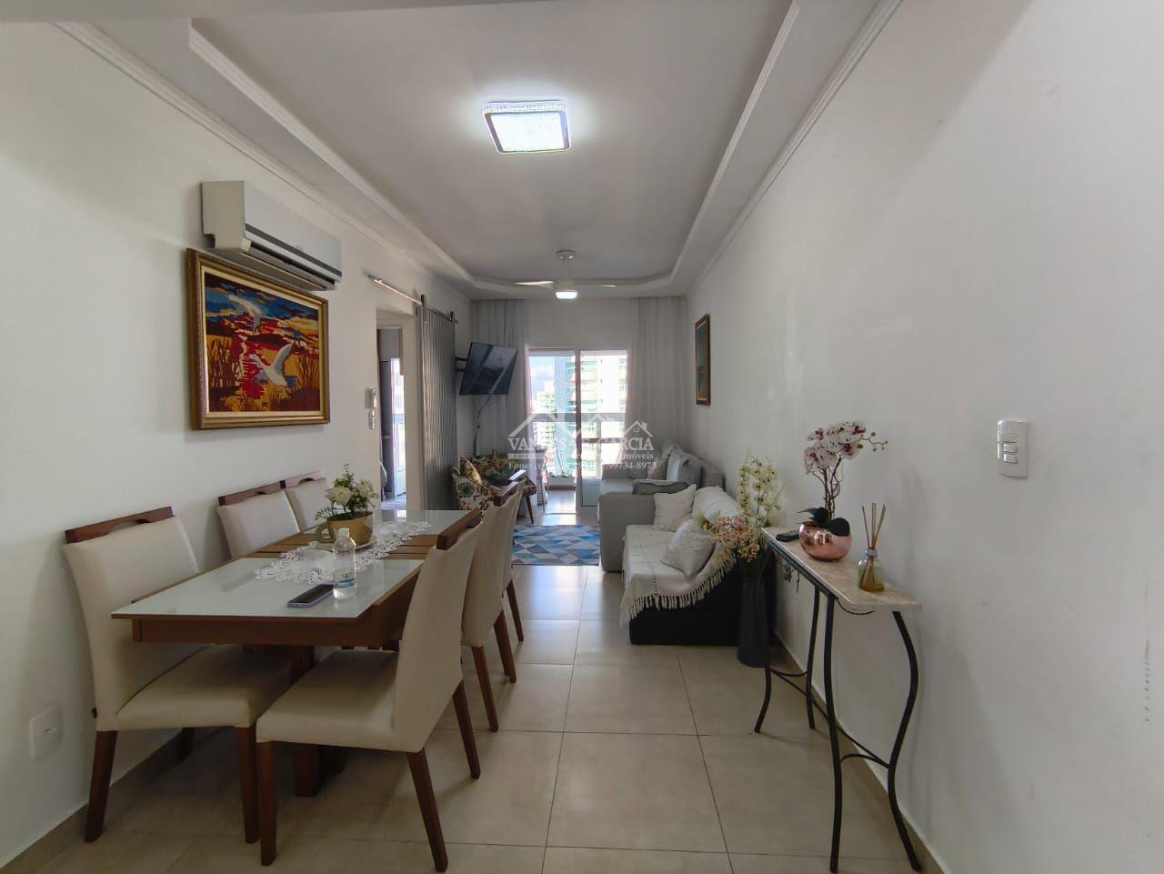 Belíssimo Apartamento vista mar na Cidade de Praia Grande. (lado praia) 80 mts d